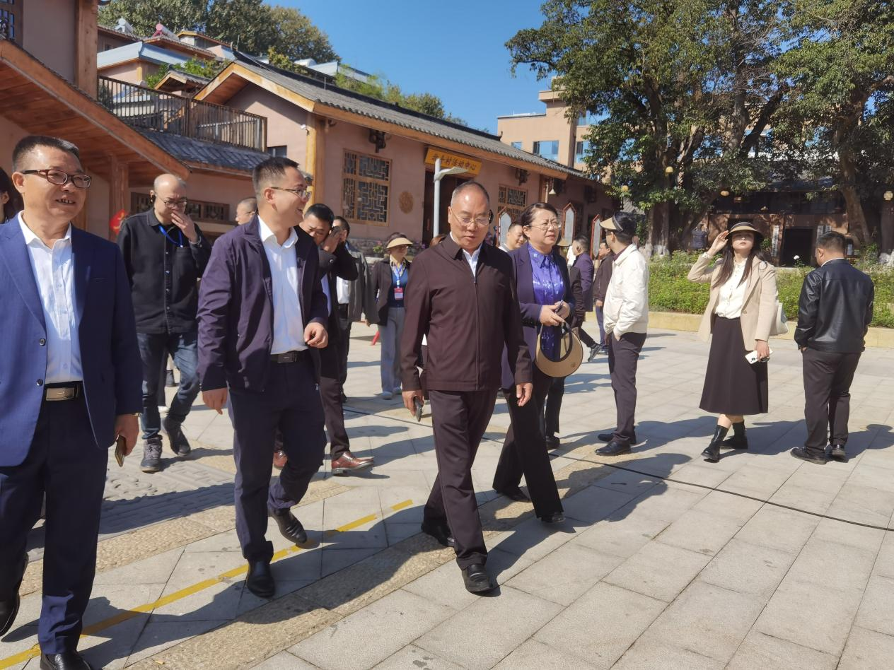 全省文化旅游融合示范項(xiàng)目工作總結(jié)交流會代表團(tuán)考察學(xué)習(xí)大石板項(xiàng)目(圖7) 全省文化旅游融合示范項(xiàng)目工作總結(jié)交流會代表團(tuán)考察學(xué)習(xí)大石板項(xiàng)目(圖7)